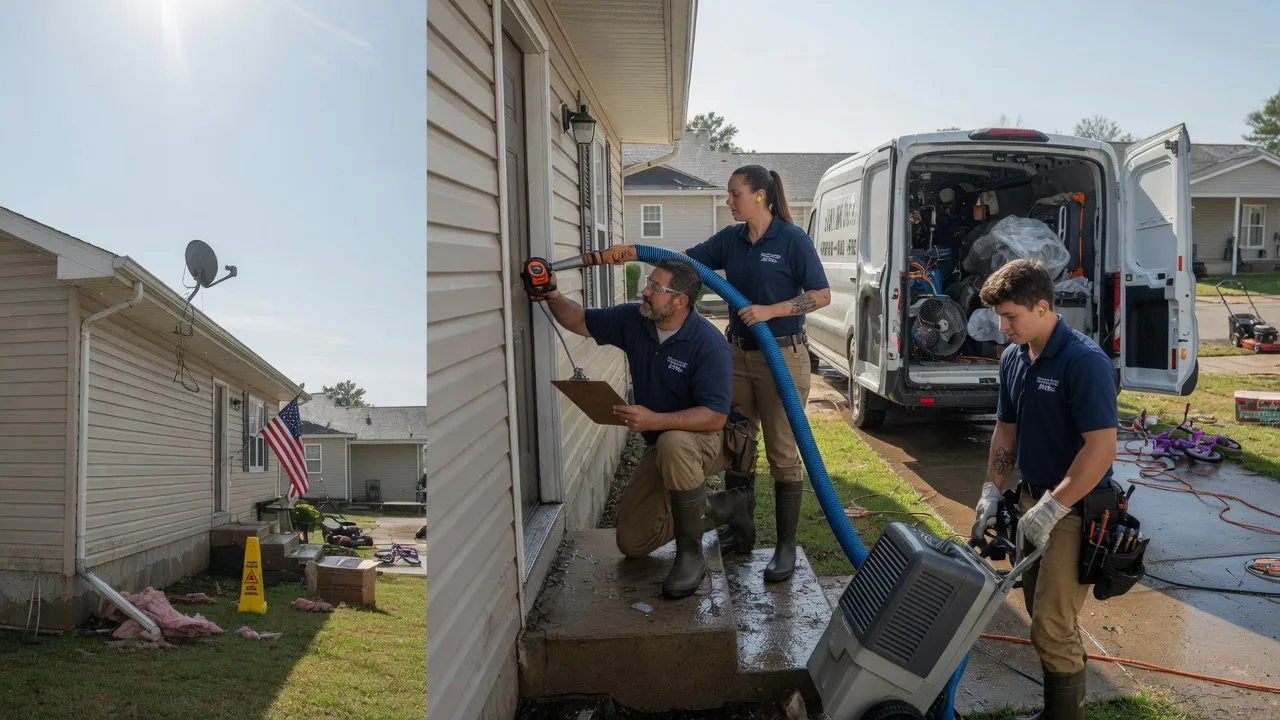 Ceiling Water Damage Restoration in Courtland, VA near me